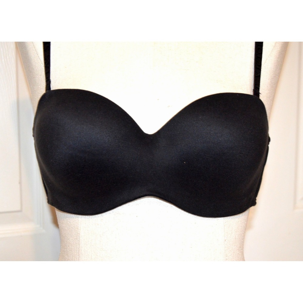 Victoria's‎ Secret Black Body By Victoria Bra Size 34C Padded Convertible